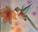 Colibrí y Flor