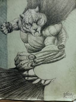 Tigre Guerrero – ejemplo de grafito