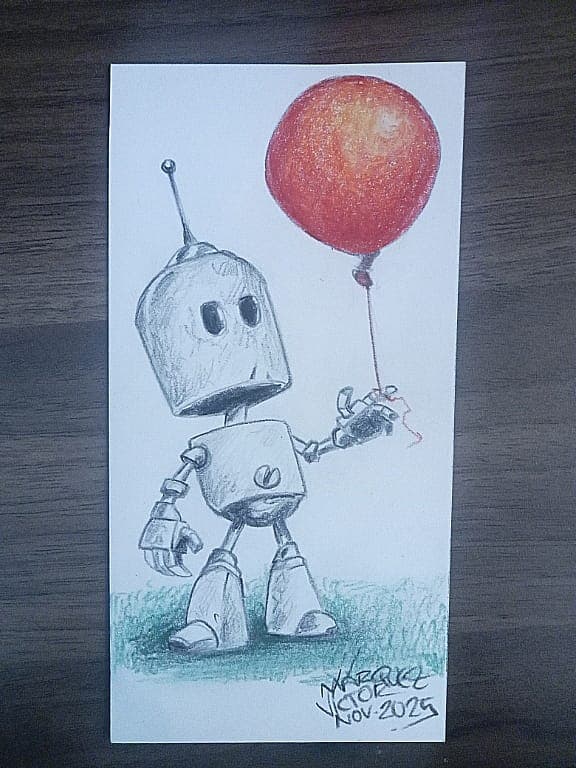 Robot con Globo