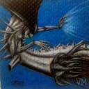 Dragón de Fuego Azul